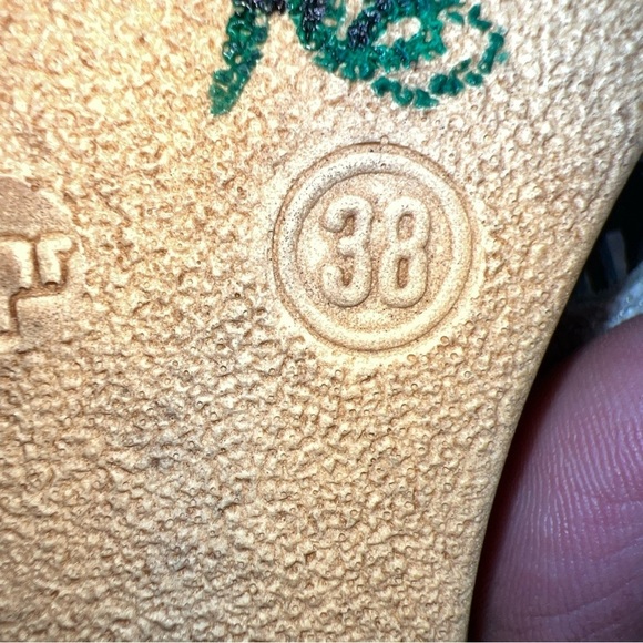 Spring Step Viniko Floral Cutout Wedge Slides Womens Sz 7M - Picture 11 of 11